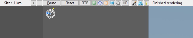 The 3D preview top toolbar