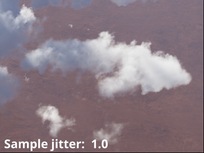 Sample jitter = 1.0
