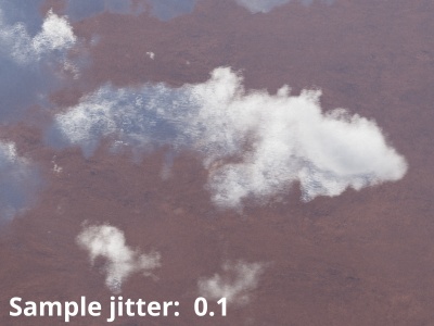 Sample jitter = 0.1