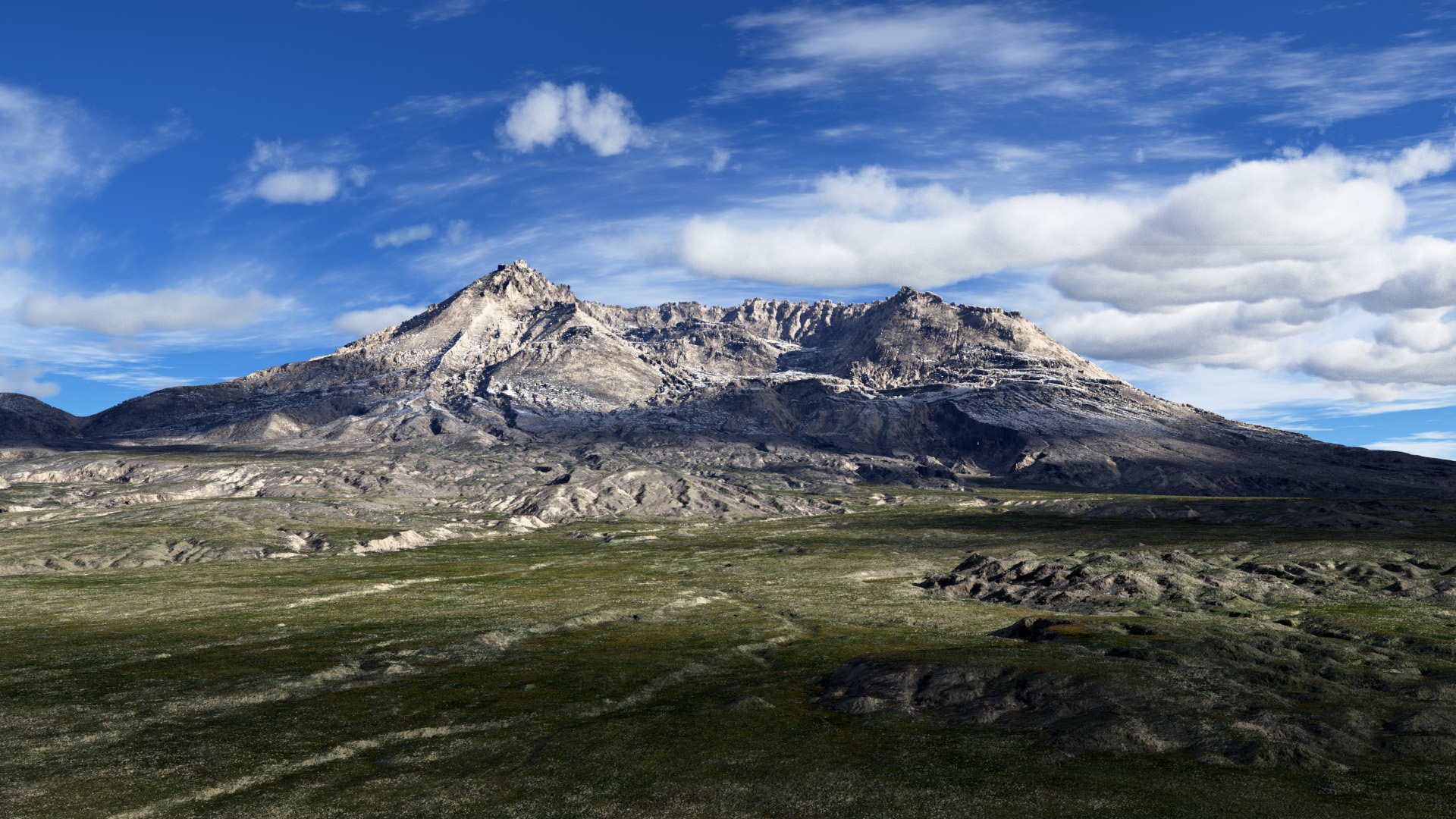 DEM Heightfield Terrain Import (Mount St Helens).jpg