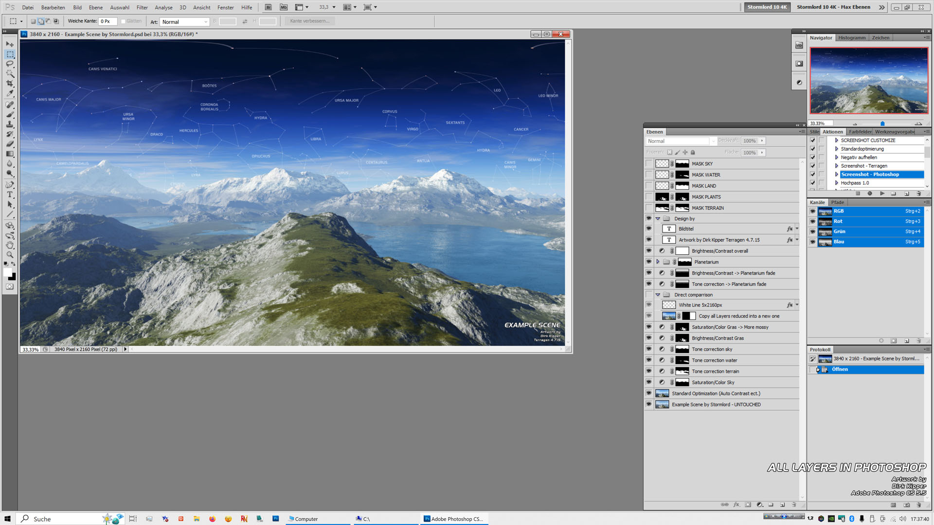 9 - Example Scene by Stormlord - Planetarium mode (Adobe Photoshop CS 5.5).jpg