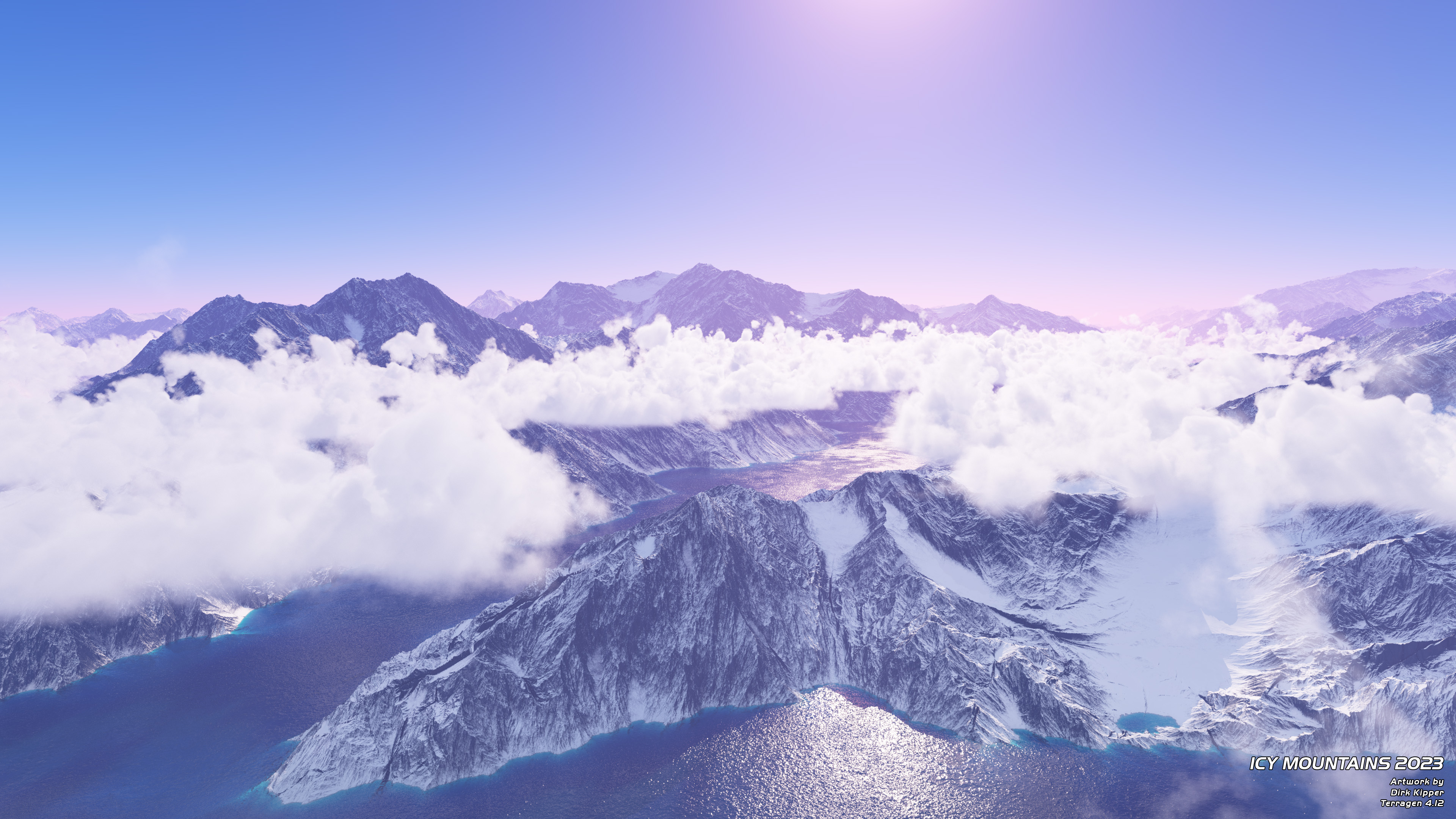 Over the Clouds - Icy Mountain Sunset.jpg