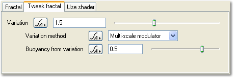 Heightfield Generate - Tweak Fractal Tab