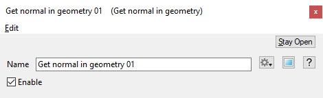 Get Normal in Geometry