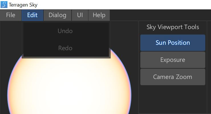 Edit menu