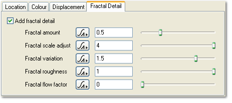 Heightfield Shader - Fractal Detail Tab