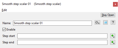 Smooth Step Scalar