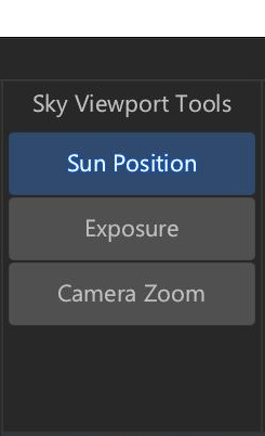 Sky Viewport Tools.