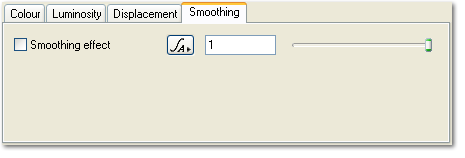 Surface Layer - Smoothing Tab