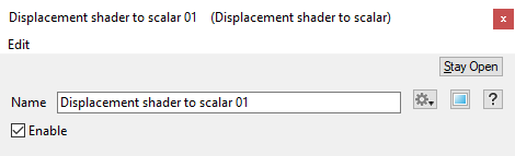 Displacement Shader to Scalar
