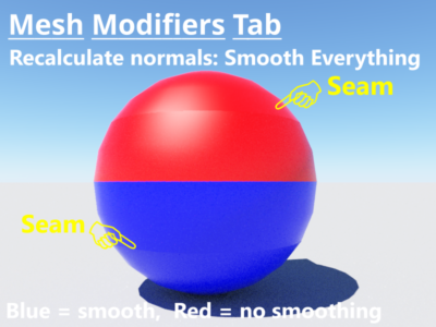 Normals recomputed with Smooth Everything.