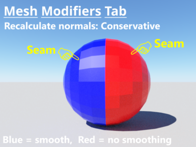 Normals recomputed with Conservative.
