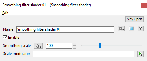 Smoothing Filter Shader