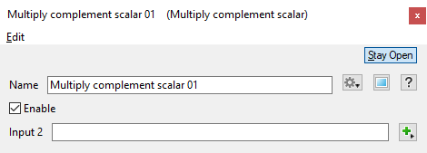 Multiply Complement Scalar