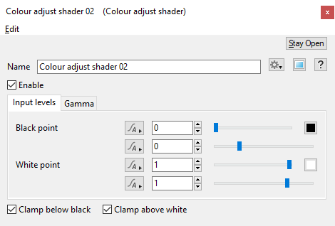 Colour Adjust shader.