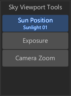 Sky Viewport Tools.