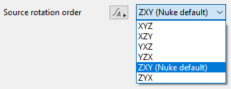 Source rotation order options