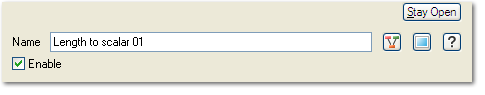 Length to Scalar