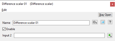 Difference Scalar