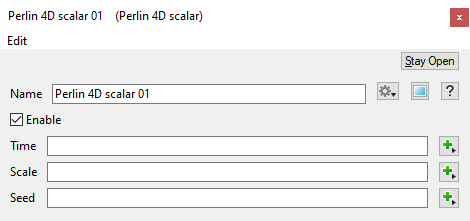 Perlin 4D Scalar