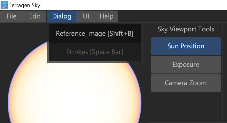 Dialog menu