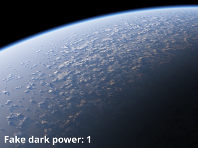 Fake dark power = 1.
