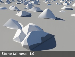 Stone tallness = 1