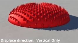 Displacment direction: Vertical only