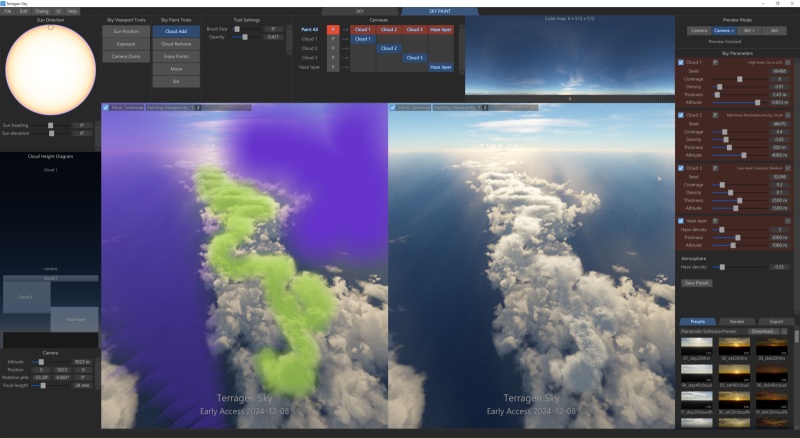 Sky Paint workspace viewed from Viewpoint 2.