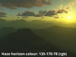 Horizon colour 135, 170,78 (rgb)