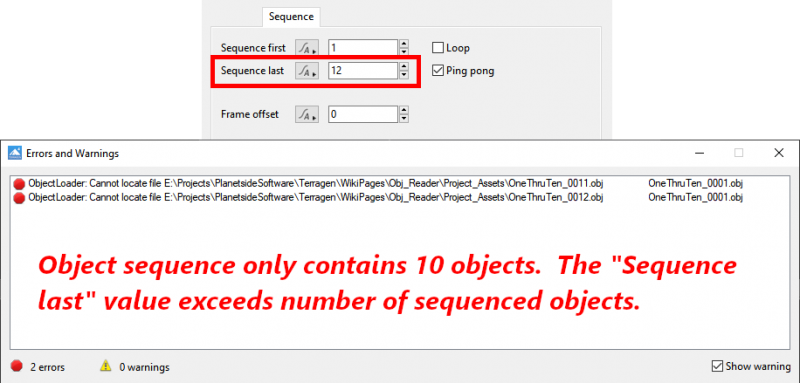 File:OBJReader 09 SequenceTab SeqeuenceFirst MissingObjects.png