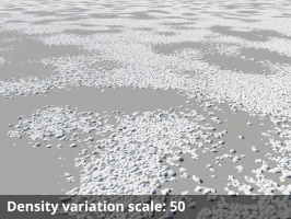 Density variation scale = 50