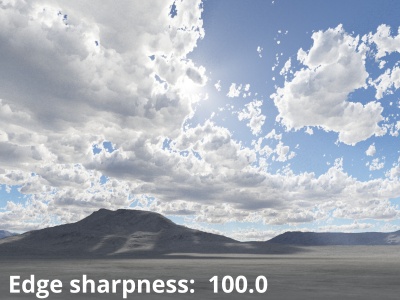 Edge sharpness = 100.0