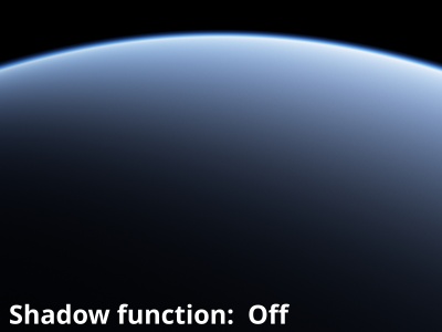 Shadow function is off.