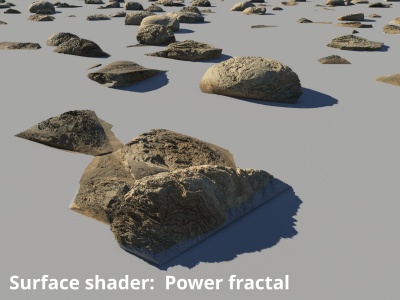 Shader and function nodes assigned to Surface shader.