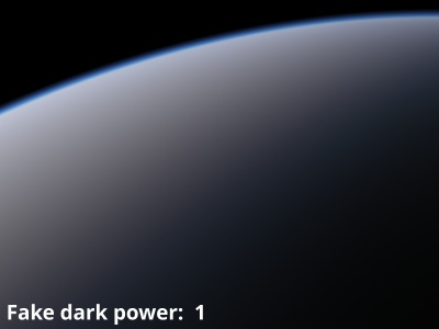 Fake dark power = 1