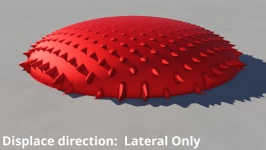 Displacement direction: Lateral only