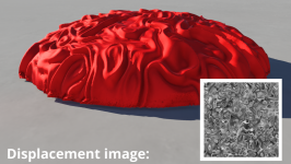 Displacement image = swirls