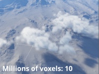Millions of voxels = 10