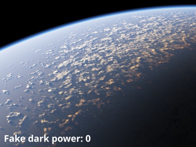 Fake dark power = 0.