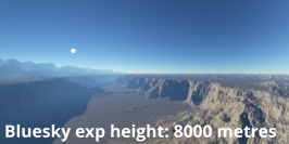 Bluesky exp height = 8000