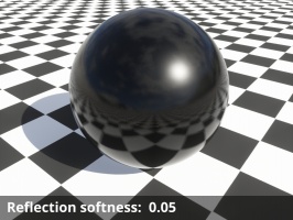 Reflection softness = 0.05