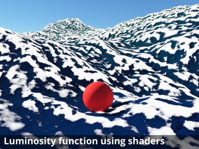 Get altitude in texture function nodes assigned to the Luminosity function.