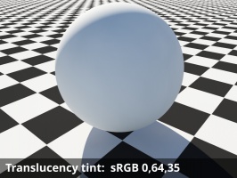 Translucency tint = sRGB 0,64,35