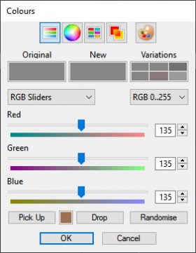 Colour picker values for Bluesky horizon colour.