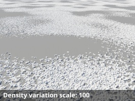 Density variation scale = 100