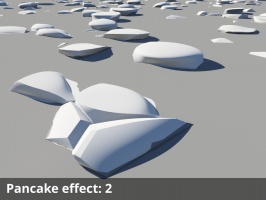 Pancake effect = 2