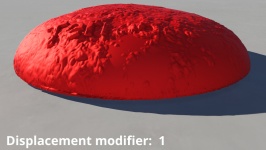 Displacement modifier = 1