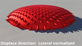 Displacement direction: Lateral normalized