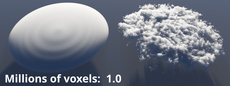 Millions of voxels = 1.0